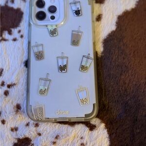 Sonix Boba Tea Phone Case - Clear and Black